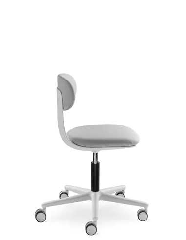 Крісло LD SEATING ZOE 220-WH для відвідувачів, на колесах