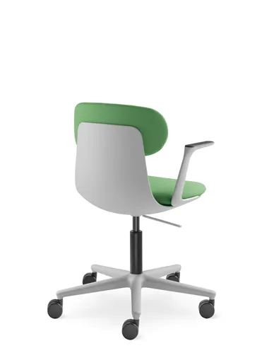 Крісло LD SEATING ZOE 220-GR, BR для відвідувачів, на колесах