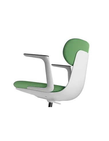 Крісло LD SEATING ZOE 220-GR, BR для відвідувачів, на колесах
