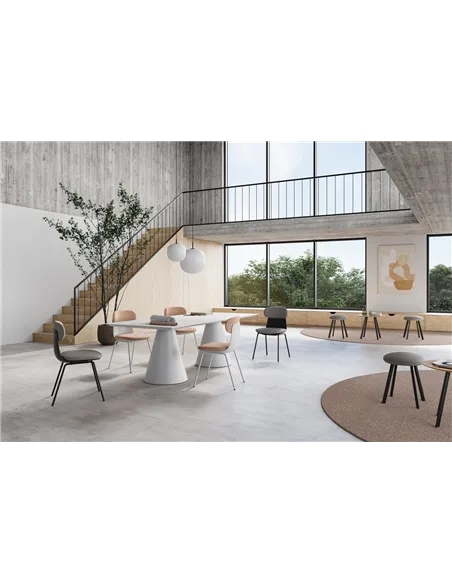 Крісло LD SEATING ZOE 221-BL-N1 для відвідувачів, на ніжках