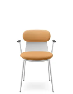 Кресло LD SEATING ZOE 221-WH-N0, BR для посетителей, на ножках 2