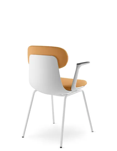 Крісло LD SEATING ZOE 221-WH-N0, BR для відвідувачів, на ніжках