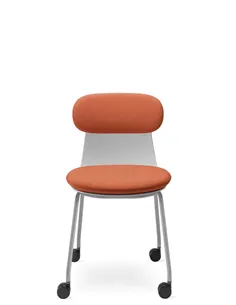 Крісло LD SEATING ZOE 222-GR-N2 для відвідувачів, на колесах 2