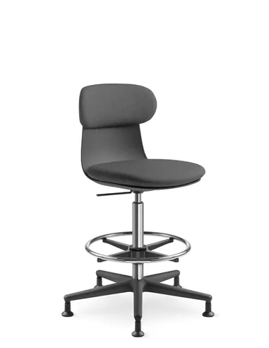Крісло LD SEATING ZOE 223-BL, поворотне, з високим газліфтом