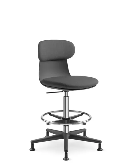 Крісло LD SEATING ZOE 223-BL, поворотне, з високим газліфтом