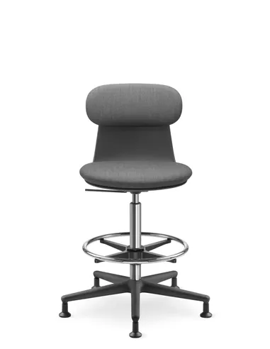 Крісло LD SEATING ZOE 223-BL, поворотне, з високим газліфтом