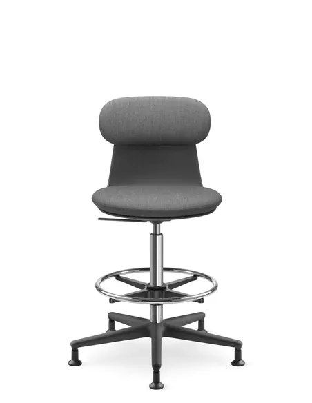 Крісло LD SEATING ZOE 223-BL, поворотне, з високим газліфтом