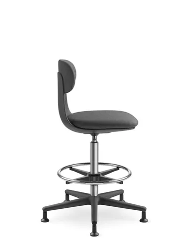 Крісло LD SEATING ZOE 223-BL, поворотне, з високим газліфтом