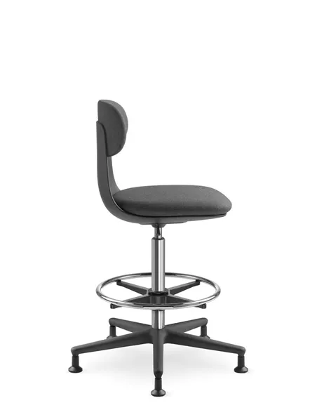 Крісло LD SEATING ZOE 223-BL, поворотне, з високим газліфтом