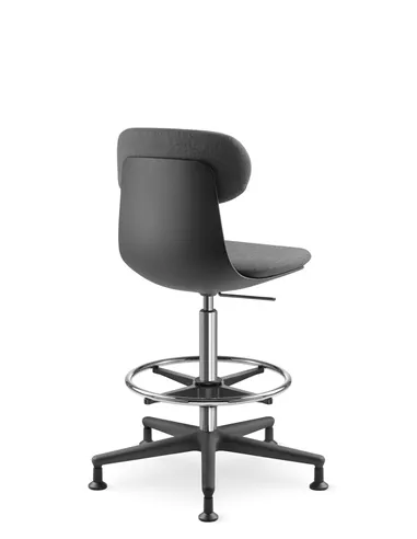 Крісло LD SEATING ZOE 223-BL, поворотне, з високим газліфтом