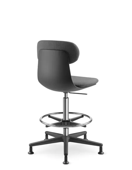 Крісло LD SEATING ZOE 223-BL, поворотне, з високим газліфтом