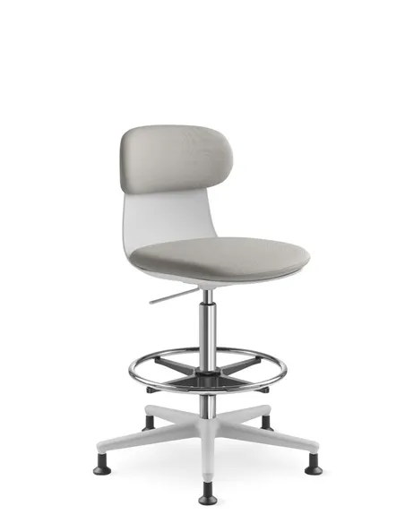 Крісло LD SEATING ZOE 223-GR, поворотне, з високим газліфтом