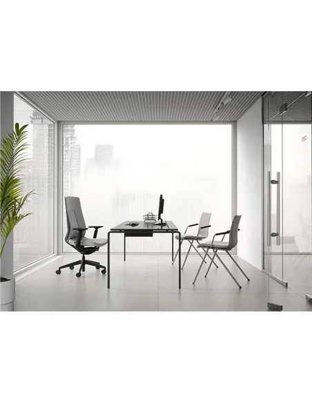 Крісло LD SEATING FOLLOWME 451-SYQ-N1, ергономічне з гнучкою спинкою