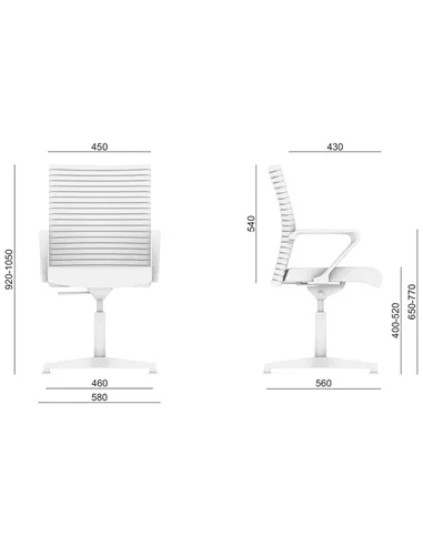 Конференц-крісло LD SEATING ELEMENT 440-RA, F34-N6