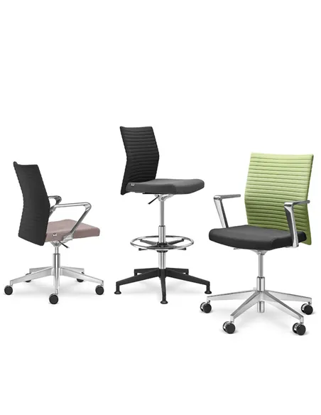 Крісло LD SEATING ELEMENT 445, поворотне, з високим газліфтом