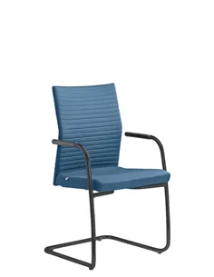 Крісло LD SEATING ELEMENT 440-Z-N1 для відвідувачів, на полозах