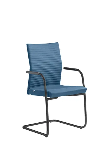 Крісло LD SEATING ELEMENT 440-Z-N1 для відвідувачів, на полозах