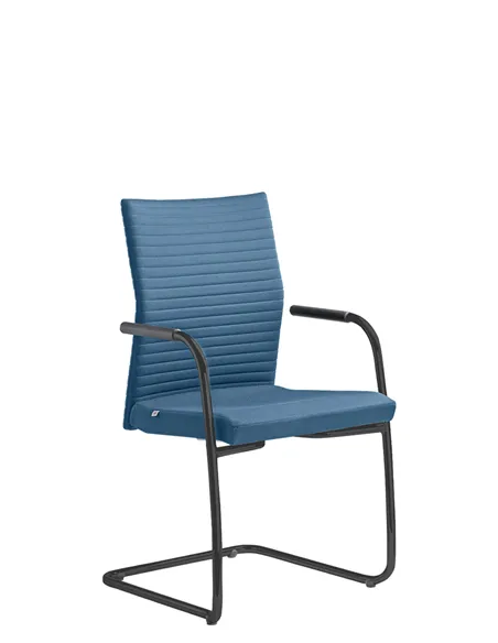Крісло LD SEATING ELEMENT 440-Z-N1 для відвідувачів, на полозах