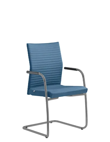 Крісло LD SEATING ELEMENT 440-Z-N2 для відвідувачів, на полозах