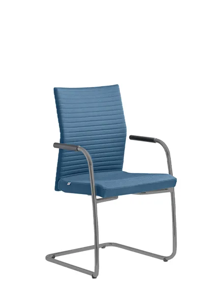 Крісло LD SEATING ELEMENT 440-Z-N2 для відвідувачів, на полозах