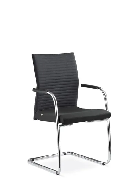 Крісло LD SEATING ELEMENT 440-Z-N4 для відвідувачів, на полозах