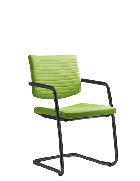 Крісло LD SEATING ELEMENT 444-Z-N1 для відвідувачів, на полозах