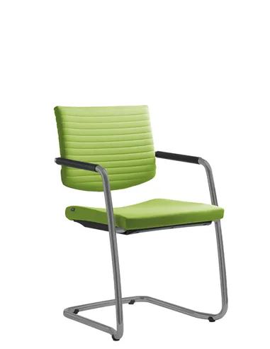 Крісло LD SEATING ELEMENT 444-Z-N2 для відвідувачів, на полозах