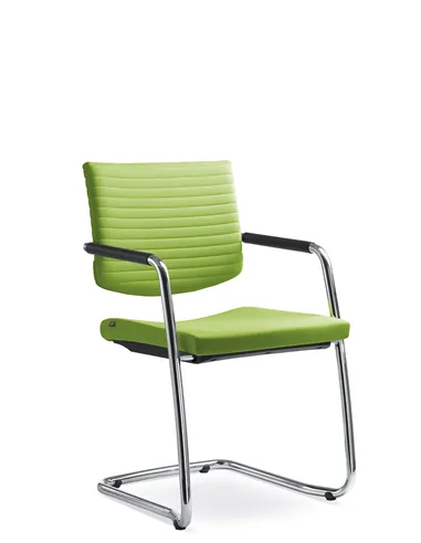 Крісло LD SEATING ELEMENT 444-Z-N4 для відвідувачів, на полозах
