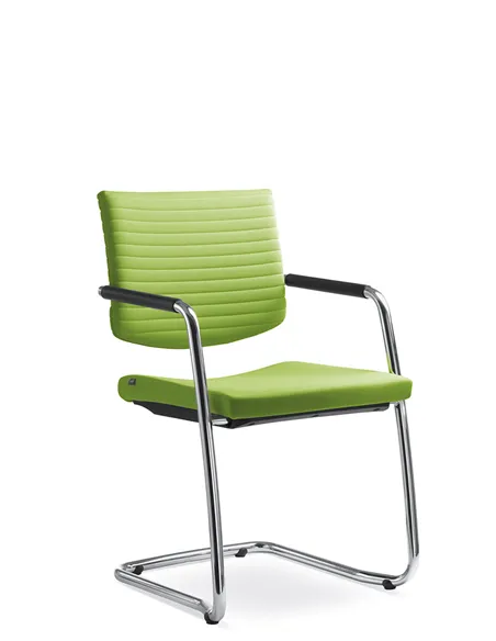 Крісло LD SEATING ELEMENT 444-Z-N4 для відвідувачів, на полозах