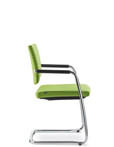 Крісло LD SEATING ELEMENT 444-Z-N4 для відвідувачів, на полозах
