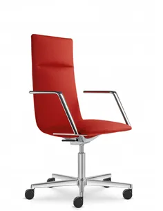 Крісло LD SEATING HARMONY MODERN 885 шкіряне, із середньою спинкою