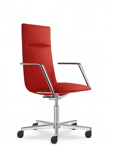 Крісло LD SEATING HARMONY MODERN 885 шкіряне, із середньою спинкою