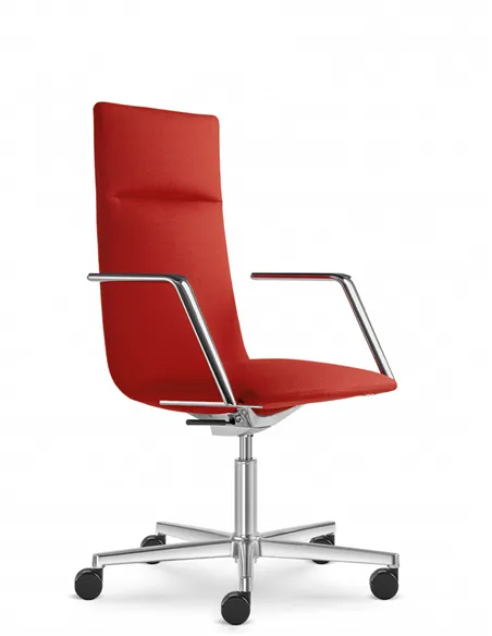 Крісло LD SEATING HARMONY MODERN 885 шкіряне, із середньою спинкою