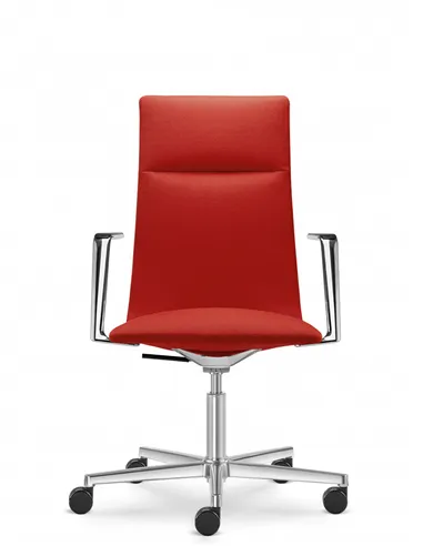 Крісло LD SEATING HARMONY MODERN 885 шкіряне, із середньою спинкою