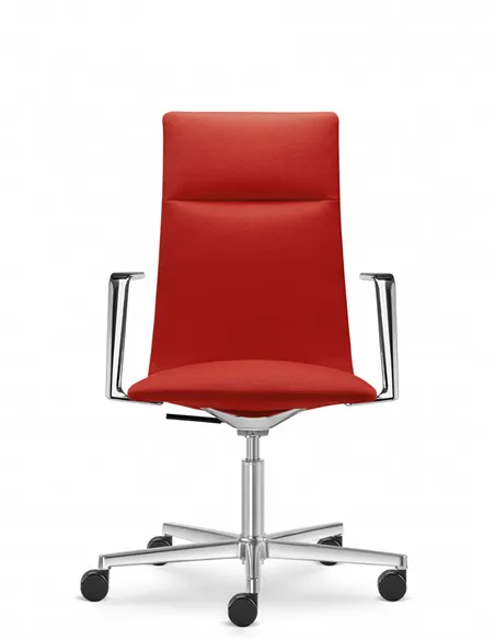Крісло LD SEATING HARMONY MODERN 885 шкіряне, із середньою спинкою
