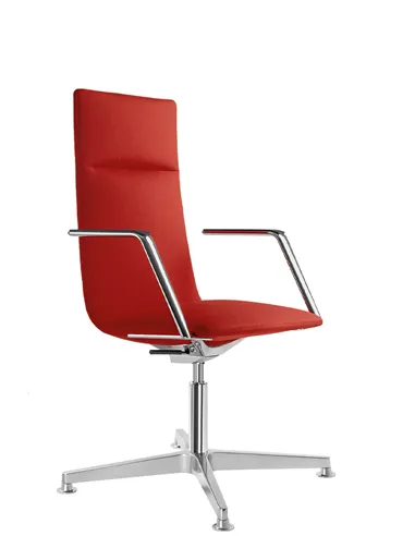 Крісло LD SEATING HARMONY MODERN 885, F34-N6 шкіряне, із середньою спинкою