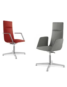 Крісло LD SEATING HARMONY MODERN 885, F34-N6 шкіряне, із середньою спинкою 2