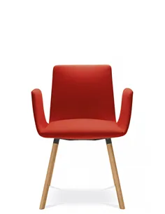 Конференц-крісло LD SEATING HARMONY MODERN 870-D, на дерев'яних ніжках 2