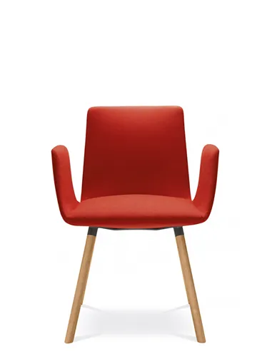 Конференц-крісло LD SEATING HARMONY MODERN 870-D, на дерев'яних ніжках