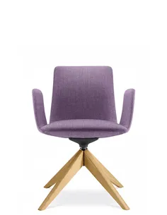 Конференц-крісло LD SEATING HARMONY MODERN 870, FW на дерев'яних ніжках 2