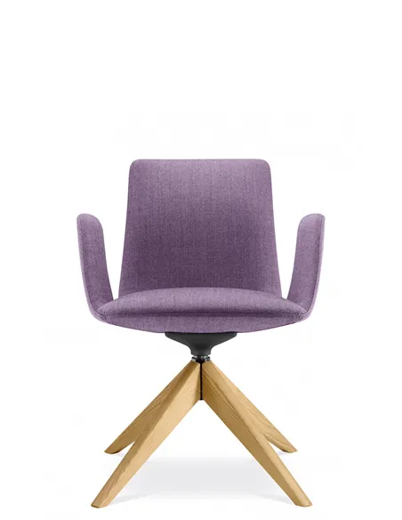 Конференц-крісло LD SEATING HARMONY MODERN 870, FW на дерев'яних ніжках