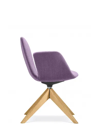 Конференц-крісло LD SEATING HARMONY MODERN 870, FW на дерев'яних ніжках