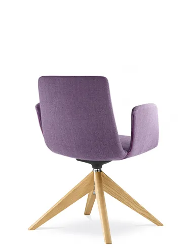 Конференц-крісло LD SEATING HARMONY MODERN 870, FW на дерев'яних ніжках