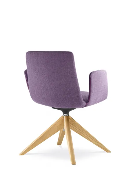 Конференц-крісло LD SEATING HARMONY MODERN 870, FW на дерев'яних ніжках