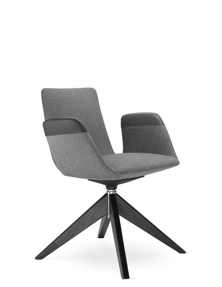 Конференц-крісло LD SEATING HARMONY MODERN 870, FW на дерев'яних ніжках