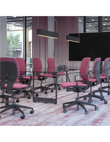 Кресло KLOBER LIM PADDED, P990 для оператора, черный корпус