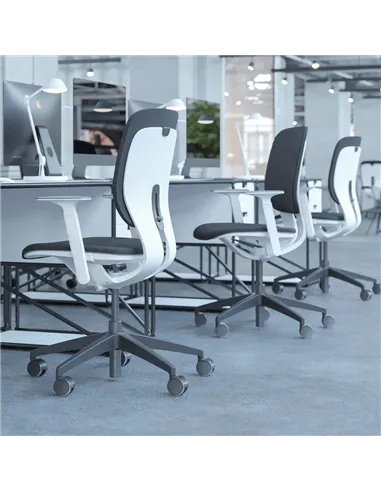 Крісло KLOBER LIM PADDED, P990 для оператора, світло-сірий корпус