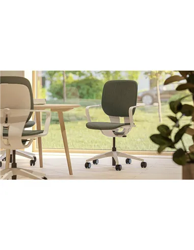 Крісло KLOBER LIM PADDED, P990 для оператора, світло-сірий корпус