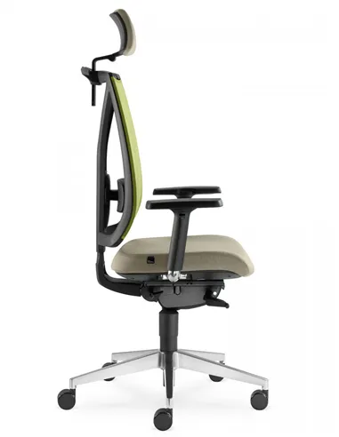 Кресло LD SEATING LEAF 503-SYS, HO эргономичное, черный корпус