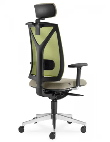 Кресло LD SEATING LEAF 503-SYS, HO эргономичное, черный корпус